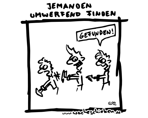 jemanden umwerfend finden