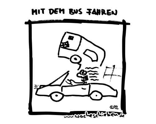 mit dem Bus fahren