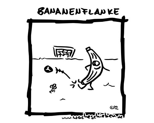 Bananenflanke