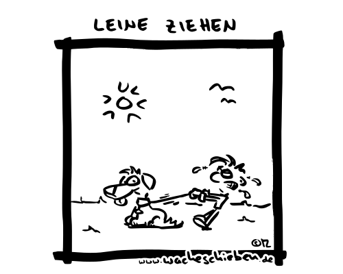 Leine ziehen